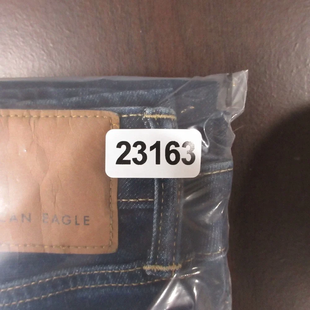 American Eagle Jeans Mens 34x34 Blue Slim Straight Airflex Plus Fade Denim Pants